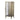 Bloomingville - Saone Skab, Messing, Hærdet glas - L45 × H110 × B40 cm