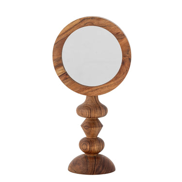 Bloomingville - Malukka Bordspejl, Brun, Akacie - L20 × H40 × B12,5 cm