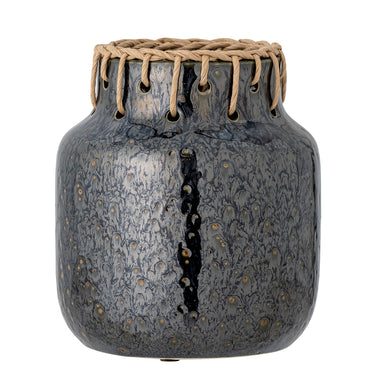 Bloomingville - Janel Vase, Sort, Keramik - Ø17 × H21 cm