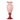 Bloomingville - Frills Vase, Rosa, Glas - Ø14 × H34 cm