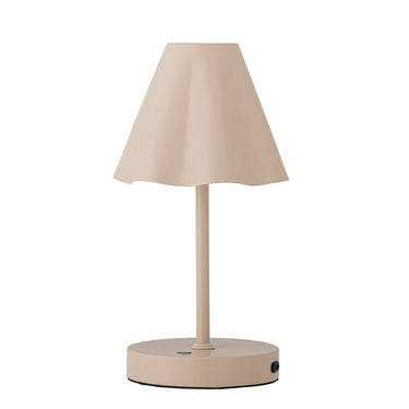 Bloomingville - Lianna bærbar lampe, Genopladelig, Natur, Jern - L15 × H28 × B13,5 cm