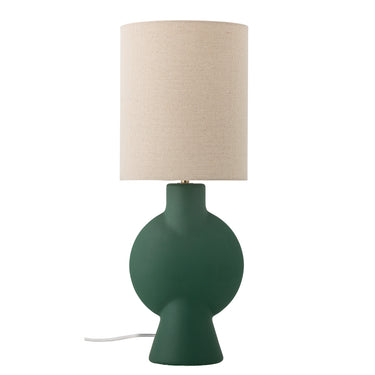 Bloomingville - Sergio Bordlampe, Grøn, Stentøj - Ø21 × H55 cm