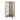 Bloomingville - Saone Skab, Messing, Hærdet glas - L45 × H110 × B40 cm