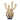 Bloomingville - Medusa Lysestage, Guld, Polyresin - L22 × H32 × B15 cm