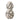 Bloomingville - Nicola Vase, Sort, Stentøj - Ø17,5 × H34 cm