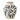 Bloomingville - Heikki Vase, Blå, Stentøj - Ø20 × H24 cm