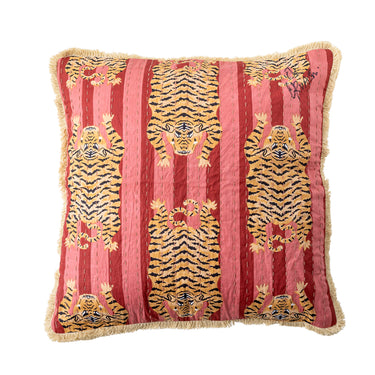 Bloomingville - Poirino Pude, rosa, Bomuld - L45 × H45 cm
