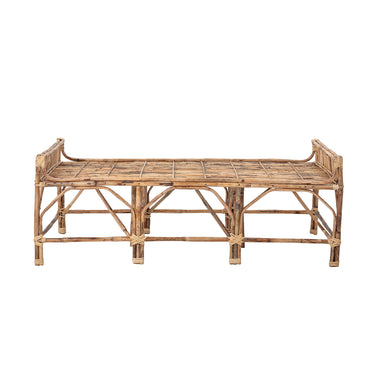 Bloomingville - Pammi Bænk, Natur, Sukkerør - L75 × H57 × B150 cm