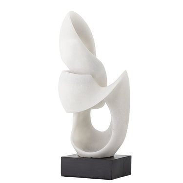 Bloomingville - Alistair Deko, Hvid, Polyresin - L19 × H43 × B12 cm