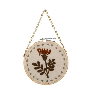 Bloomingville - Maidstone Vægdekoration, Multifarvet, Bomuld - Ø16,5 × B0,25 cm