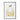 Bloomingville - Ajo Illustration med ramme, Multifarvet, Fyr - L52 × H72 × B1 cm