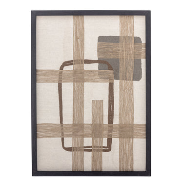 Bloomingville - Bie Vægdekoration, Brun, Bomuld - L50 × H70 × B2 cm