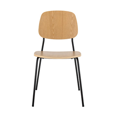 Bloomingville - Monza Spisebordsstol, Natur, Krydsfiner - L45 × H83 × B52 cm
