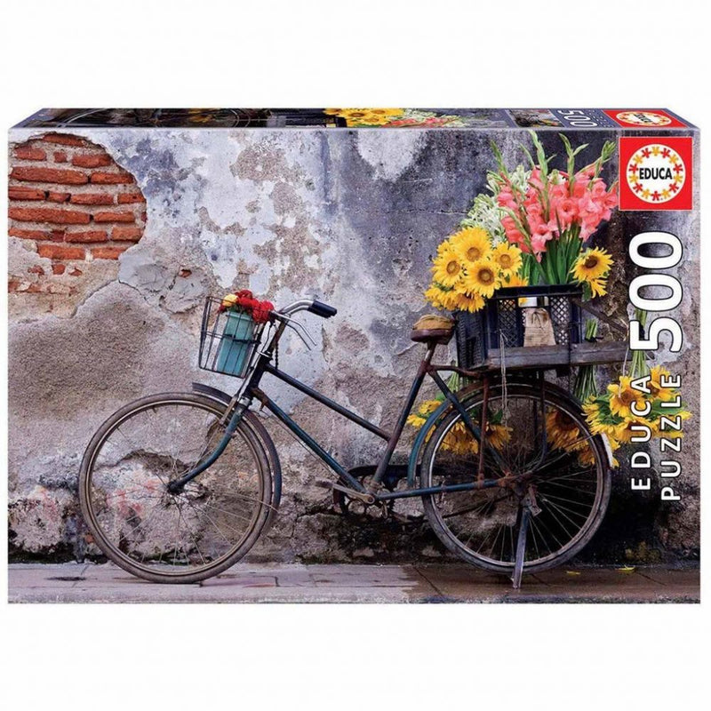 Educa 500 Bicycle and Flowers