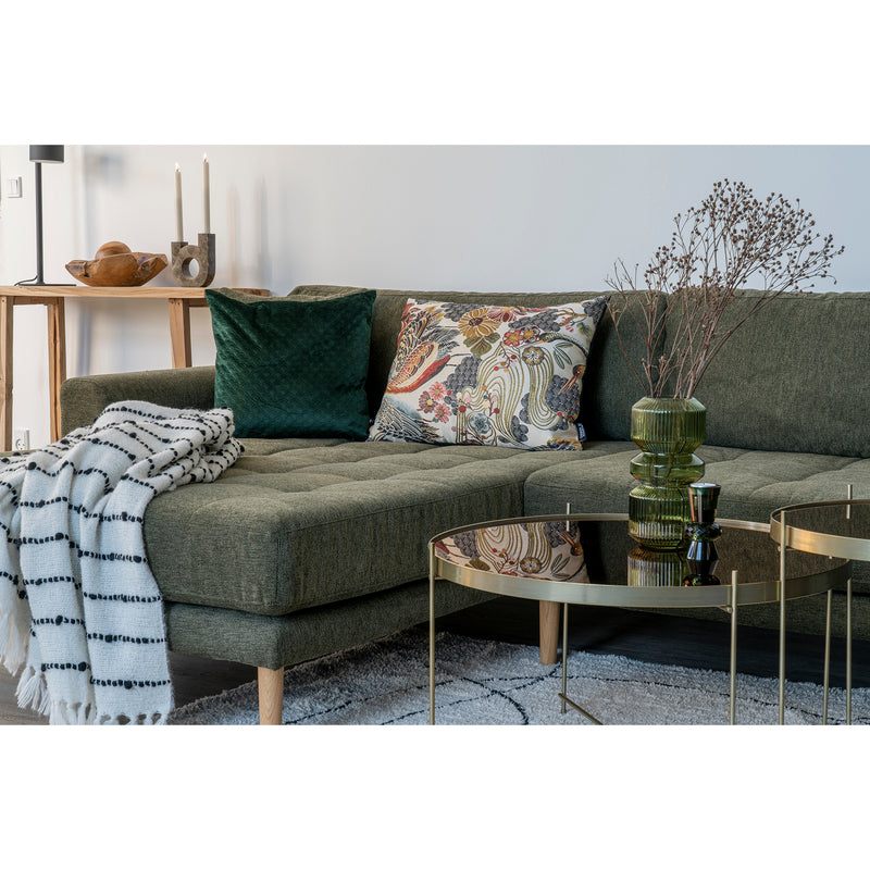 Lido Lounge Sofa - Olivengrøn - Venstrevendt