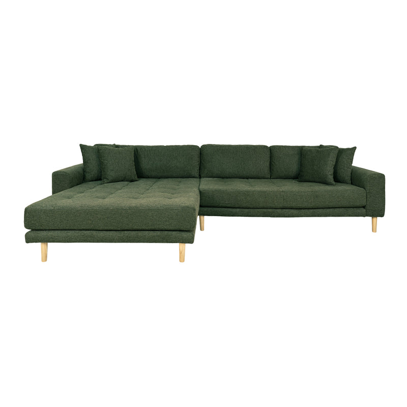 Lido Lounge Sofa Olivengrøn Venstrevendt