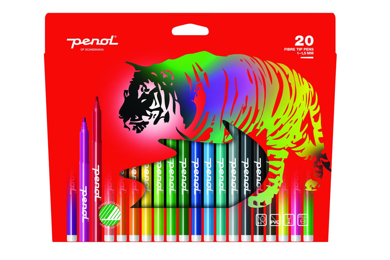 Penol - Tusser "300" - 20 forskellige farver