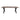 House Nordic - Toulon Spisebord - olieret eg med bølget kant - 200x95xh76x4 cm - Bolig og Haven