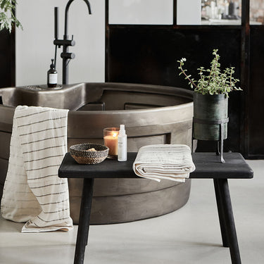House Doctor - Bænk L81 cm, Nadi, Sort - Bolig og Haven