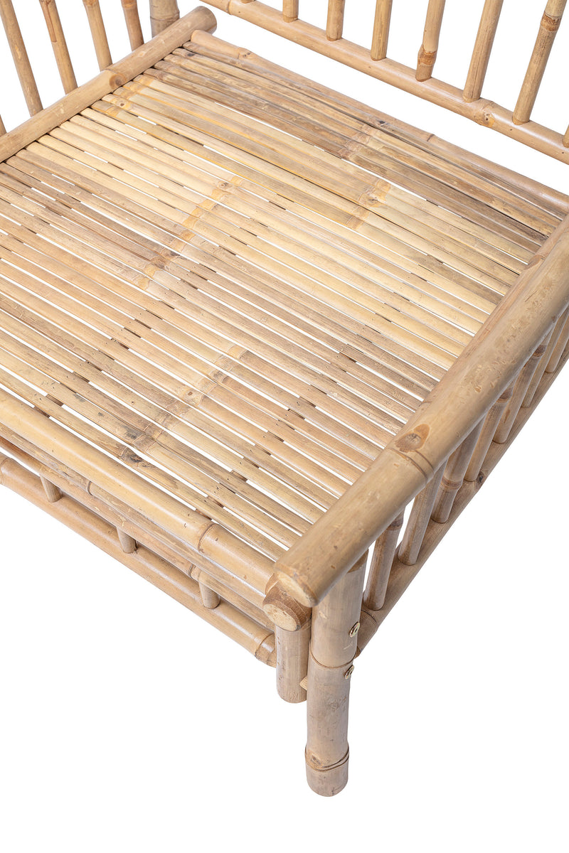 Bloomingville - Sole Lounge Stol, Natur, Bambus H75 cm
