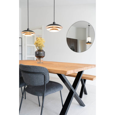 House Nordic - Jersey Spejl - sort Ø100 cm - Bolig og Haven