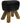Trademark Living Jumper lille buk/skammel - sort - Bolig og Haven