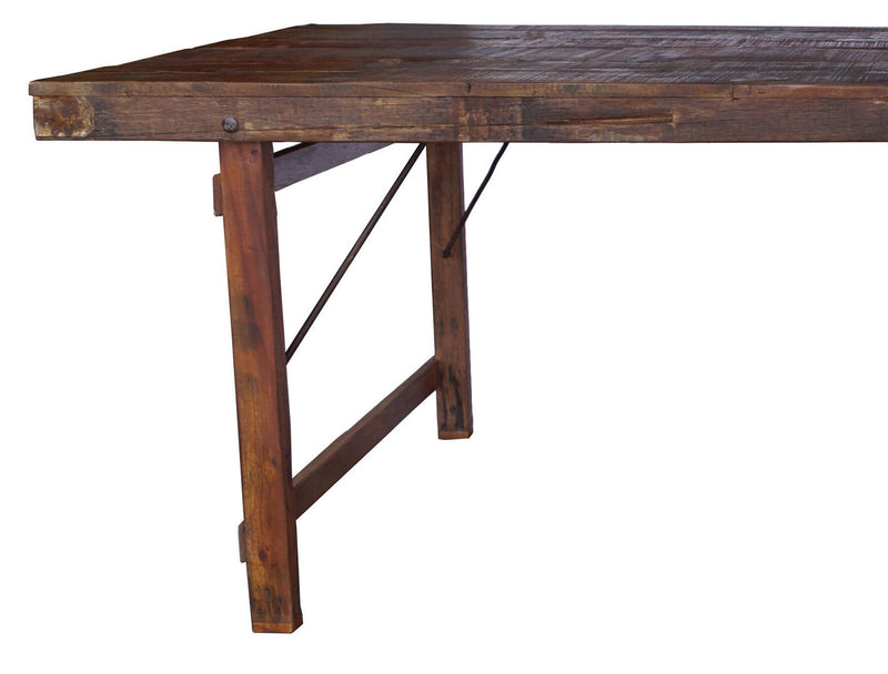 Trademark Living - Kuta spisebord i træ med smuk patina 250 cm