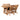 House Nordic - Salamanca Spisebord, Teak, 180-240x90x75cm - Bolig og Haven
