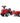Baby Massey Ferguson ride on traktor med trailer, skovl og rive fra Falk r