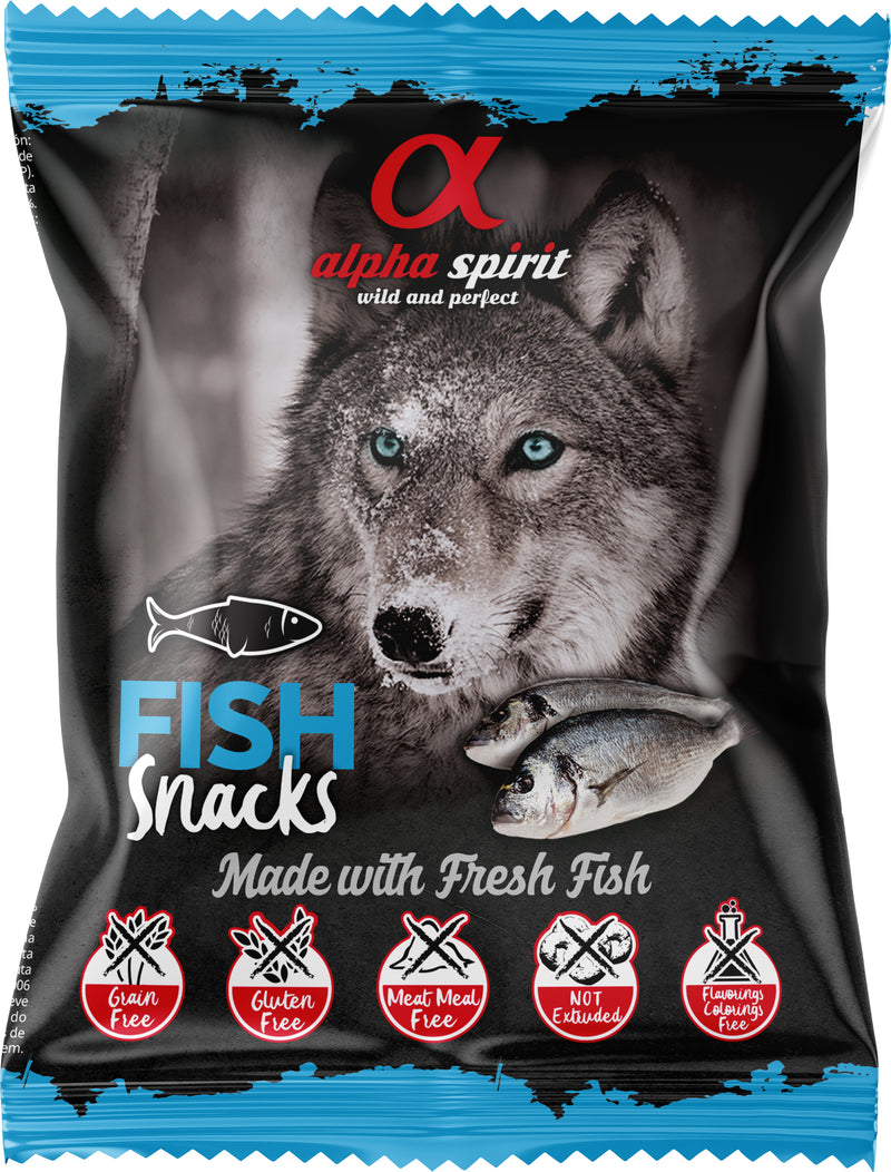 AlphaSpirit - Fiske snacks, 50 g