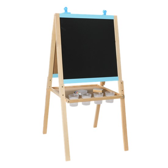 Nordic Play - 3-i-1 staffeli til børn - kridttavle, whiteboard og magnettavle
