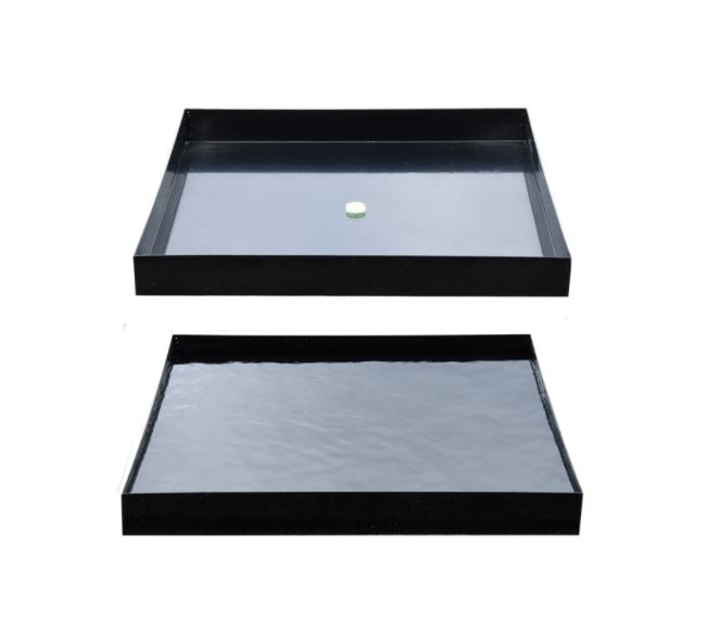 Esschert Design - Spejlbassin rektangulær 78x78 cm sort