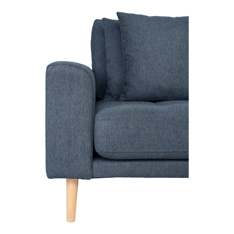 House Nordic - Lido Lounge Sofa højrevendt, mørkeblå HN1035