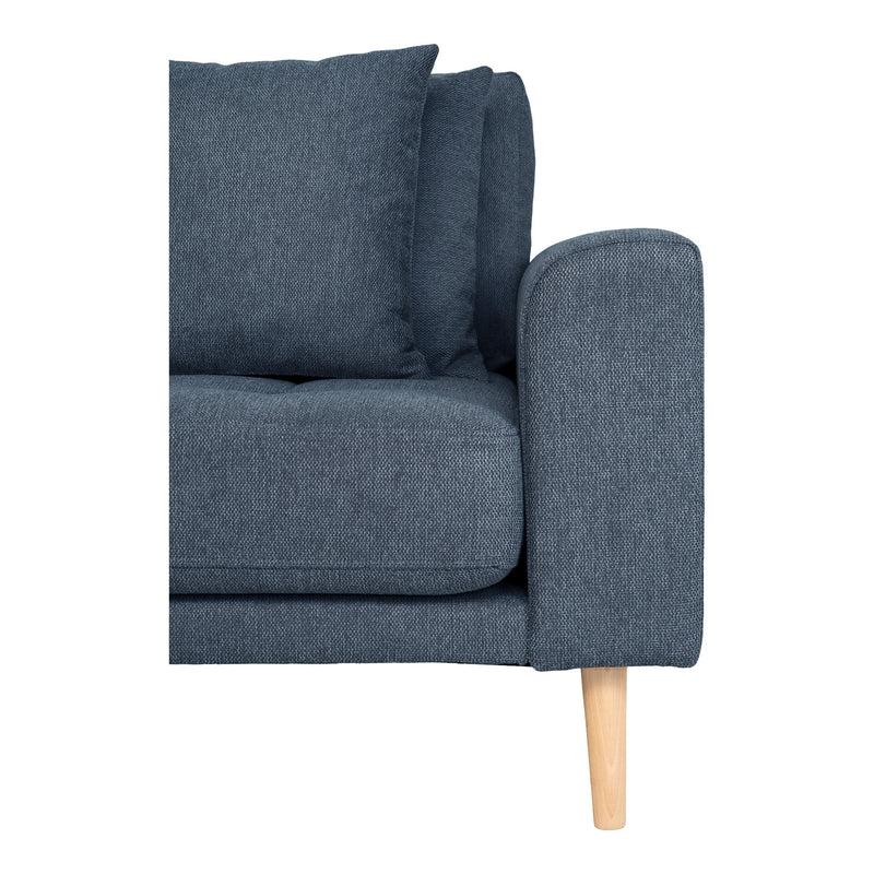 House Nordic - Lido Lounge Sofa venstrevendt, mørkeblå HN1035