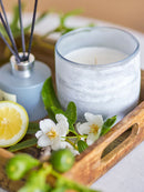 Illume X Bloomingville NO. 3 - Santal Fig Duftpinde, Blå, Duftevand