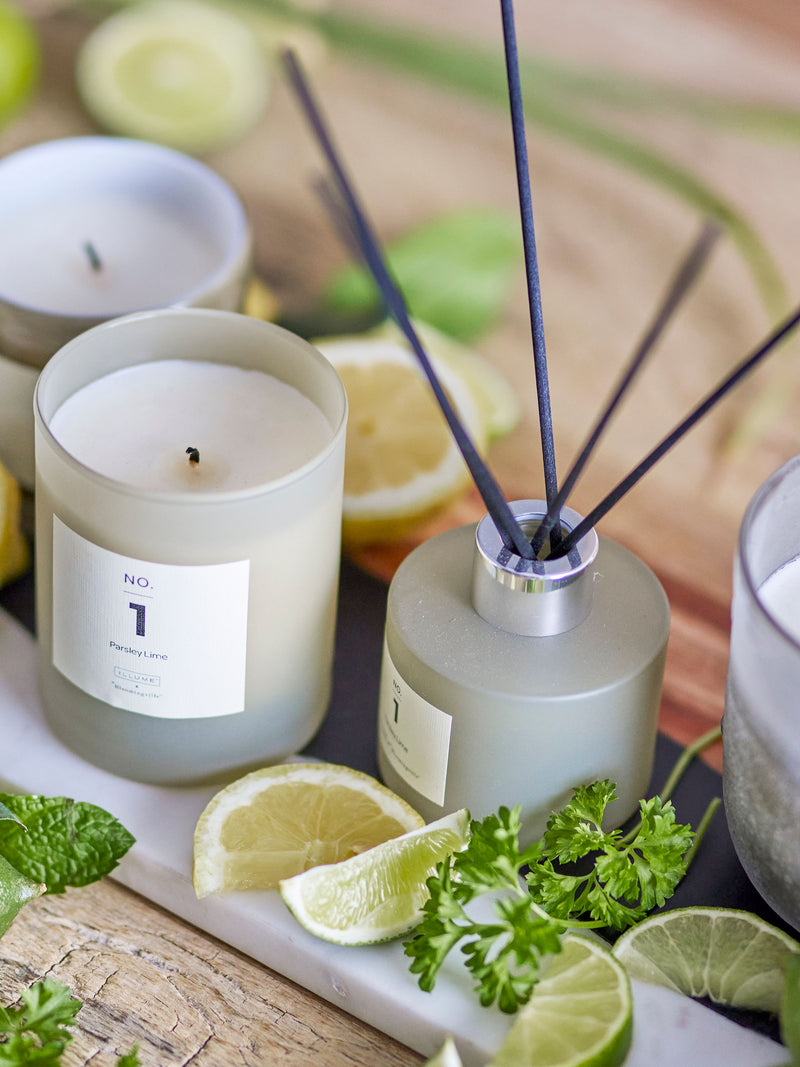Illume X Bloomingville NO. 1 - Parsley Lime Duftpinde, Grøn, Duftevand