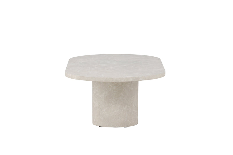 Venture Home Narvik – sofabord i beige marmorlook – 32×120×60 cm