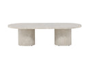 Venture Home Narvik – sofabord i beige marmorlook – 32×120×60 cm