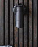 Nordal BRAGI – udendørs væglampe i messing med sort finish – 22×13,7×4,2 cm