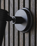 Nordal BRAGI – udendørs væglampe i messing med sort finish – 22×13,7×4,2 cm