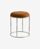 Nordal - KOMATI taburet – brun – Ø41 × H47 cm