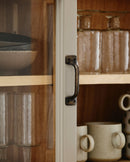 Nordal - VIVA vægskab, 2 låger – grå – B85 × D27 × H120 cm