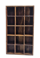 Trademark Living - Macchiato kopreol med 15 rum, 71x44x12cm