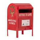 Bloomingville - Postkasse Carlo Deko, Rød, Metal, H33 cm