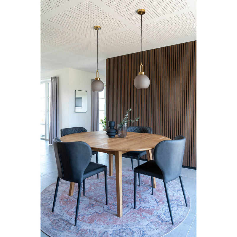 House Nordic - Pisa Spisebordsstol - Sæt af 2 stk. Mørkegrå