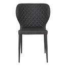 House Nordic - Pisa Spisebordsstol - Sæt af 2 stk. Mørkegrå