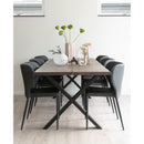 House Nordic - Pisa Spisebordsstole - sæt af 2 stk. Sort