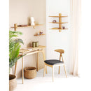 Lanuza Spisebordsstol fra House Nordic i natur / Sort – billede 10