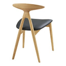 Lanuza Spisebordsstol fra House Nordic i natur / Sort – billede 4