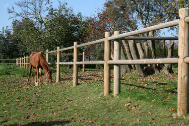 Nordic Fence - Ridebanehegn 40 Løbende Meter Komplet